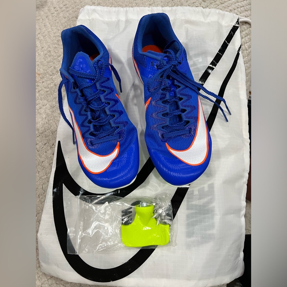 Nike Blue and Orange Athletic Shoes